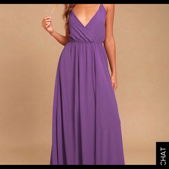 Lulu's Dresses | Lulus Purple Maxi Dress | Poshmark
